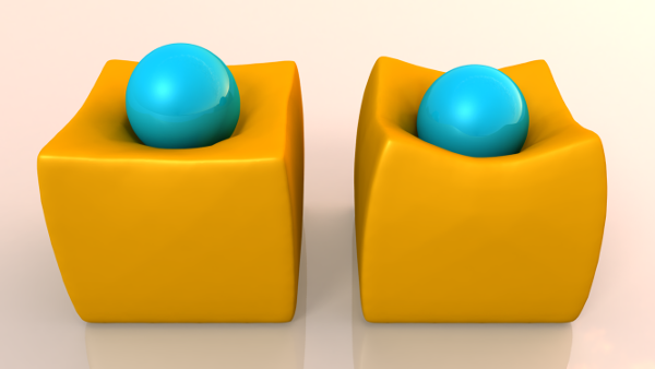 Position Based Simulation of Continuous Materials