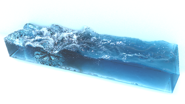 A Micropolar Material Model for Turbulent SPH Fluids